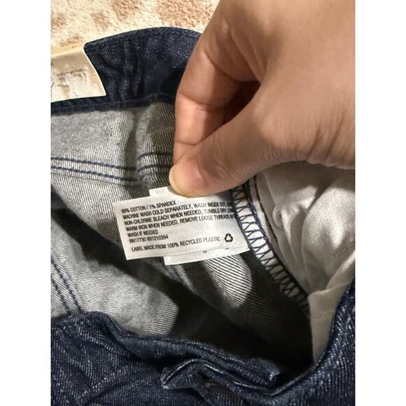 NWT Universal Thread Size 14 32R Dark Wash Jean Stretch Shorts Vintage Midi - Picture 6 of 9